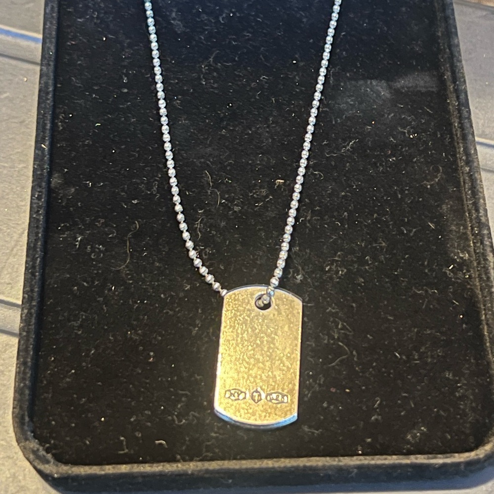 Authentic Beautiful Tiffany &Co Tag Necklace